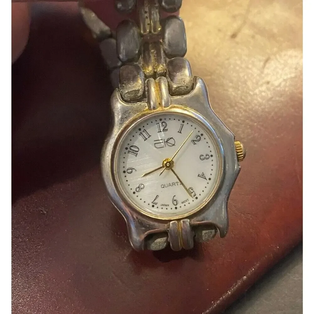 Women's 23mm Two Tone EKO Watch, Bracelet Band, MOP Face